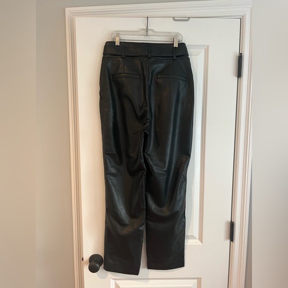 Babaton Black Faux Leather Pants - Picture 9 of 10
